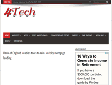 Tablet Screenshot of 4technews.com